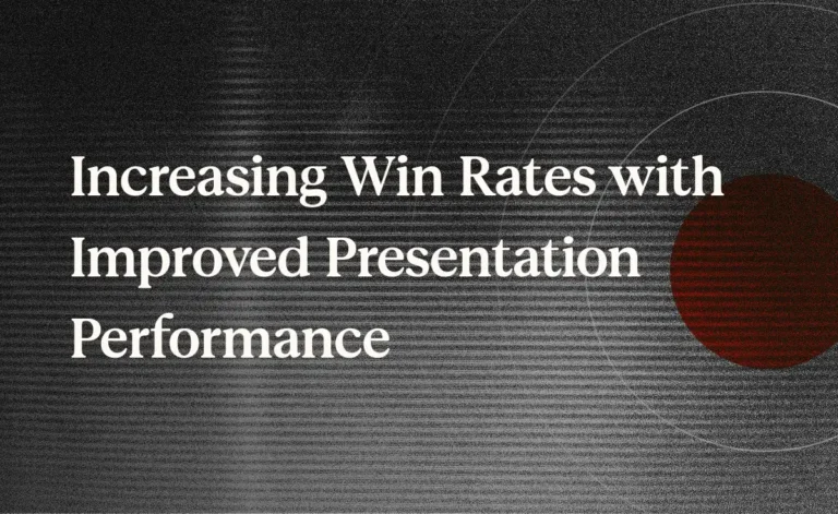 Increasing Win Rates with Improved Presentation Performance 